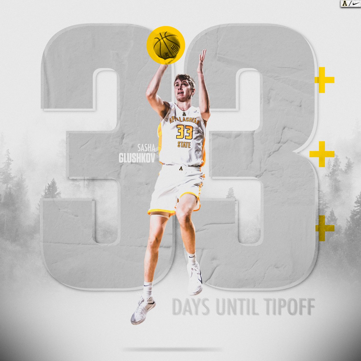 AppStateMBB's tweet photo. The countdown continues with @sasha_glushkov_.

3⃣3⃣ days until we tip the 2021-22 season!

#TakeTheStairs https://t.co/sLXpTuNKlt