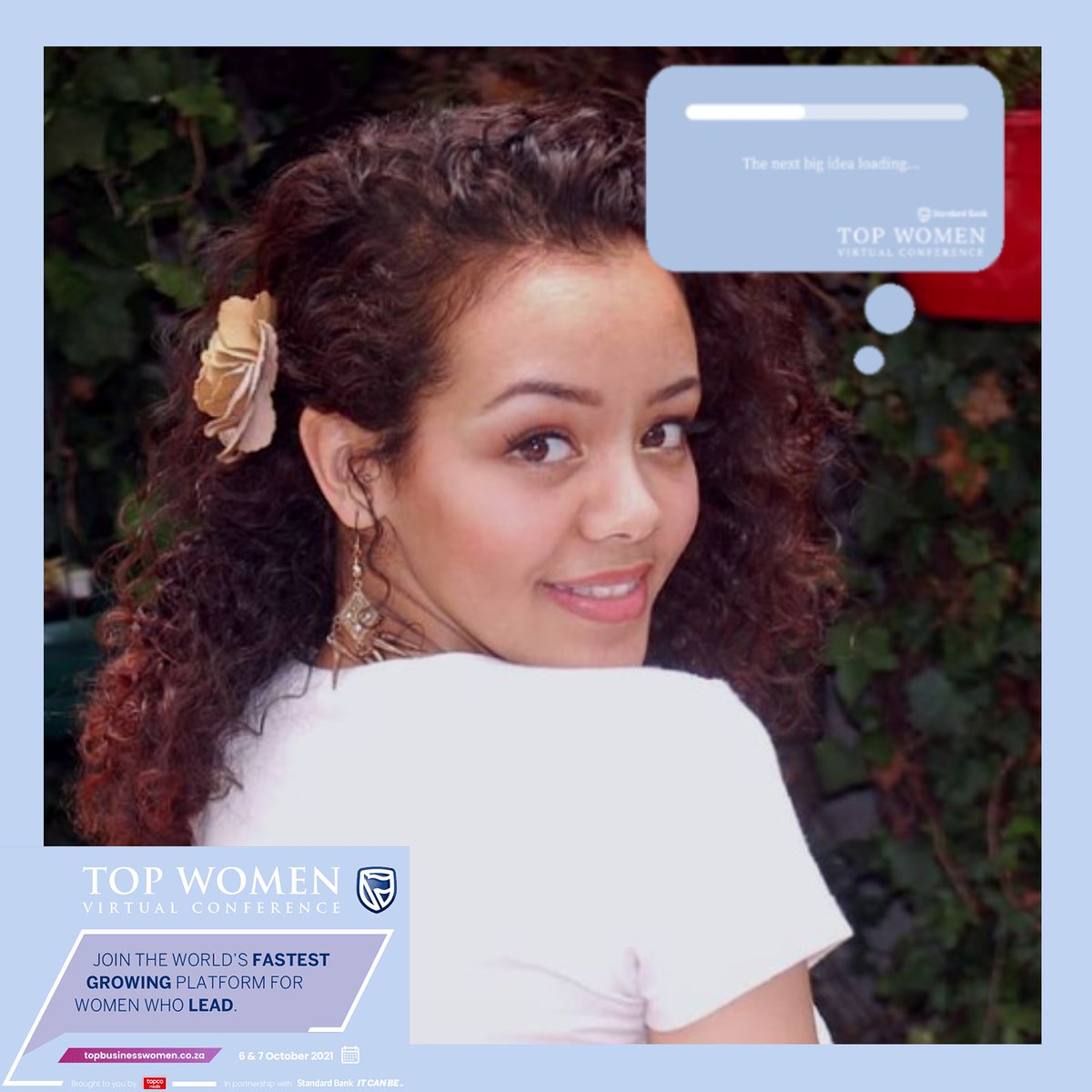 ChrissyRxse's tweet photo. @SBTopWomen The Standard Bank Top Women Photo Booth! Yessss 😚😊😉🤩
#SBTopWomen #BraveConversations #ItCanBe https://t.co/hwCnbjTKXM