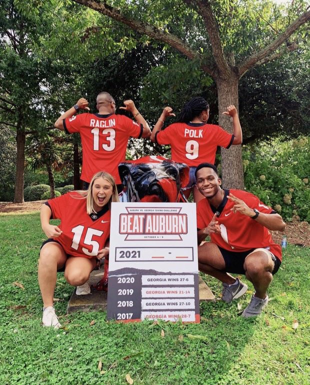 UGA_SAC's tweet photo. Also, we’re in the mood to giveaway a personalized Georgia football jersey 🤩 we would enter now if we were you! Instructions provided below… https://t.co/n52DUkyD9p
