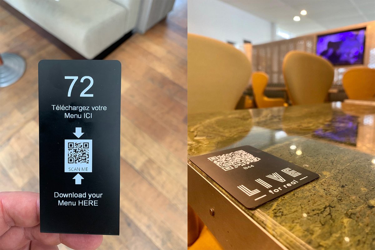 Many restaurants are moving to contactless mobile menus. The <a href="/EdikiobyEvolis/">Edikio</a> system can help with this. Print food-safe cards with QR codes that point to menus hosted online.

Request a free sample today.

identisys.com/edikio-free-sa…