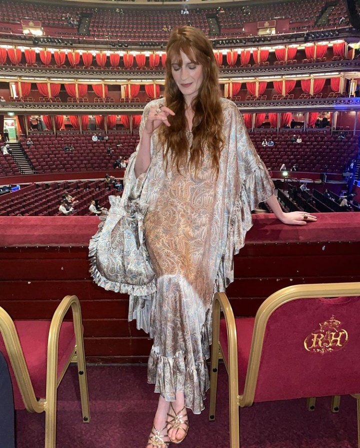 florence looks bewitching at the royal albert hall wearing the spellbinder gown ❤️‍🔥

via thevampireswife on instagram