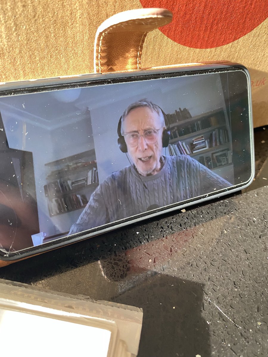 Following on from my last tweet after reading <a href="/MichaelRosenYes/">Michael Rosen 💙💙🎓🎓 NICE 爷爷</a> book it’s a pleasure to hear him speak at International Tracheotomy symposium #ITC2021 #ITS 
Inspirational - will relate to all my Rehab sessions with patients