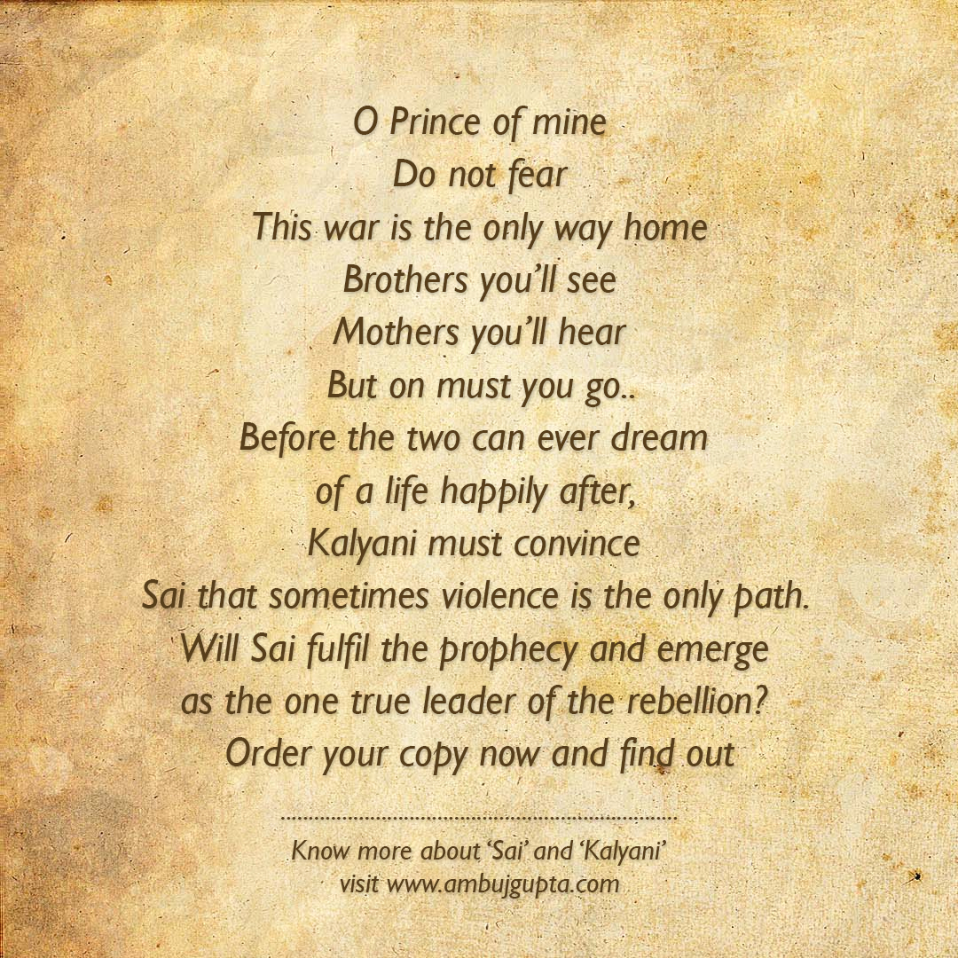 AuthorAmbuj's tweet image. Will Sai fulfil the prophecy and emerge as the one true leader of the rebellion? 
Order your copy now and find out
...................................................

#bookintroduction #storyofrevenge #waroffreedom #fightback #revengestory #storyofloss #author #ambujgupt