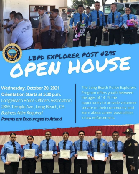 LBPoliceFoundat's tweet image. Do you know a 14-19 year-old looking to make a difference in our #LongBeach community? We're looking for candidates for our #LBPDExplorers program
📅 Applications due Oct. 13th
📅 Open House on Oct. 20th

Link in our bio! #Repost: @lbpd
