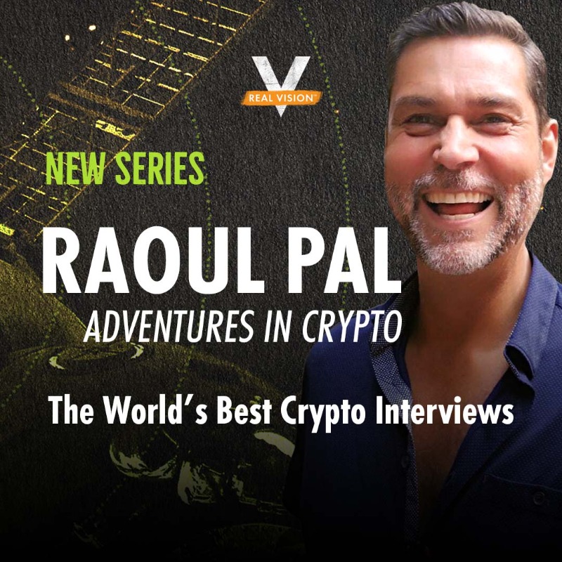 RealVision's tweet photo. The digital asset space is the fastest growing technology and financial innovation in all of history!

This brand new series will feature @RaoulGMI in-depth conversations with the world’s most brilliant minds at the crypto intersection of finance, tech, business and culture.