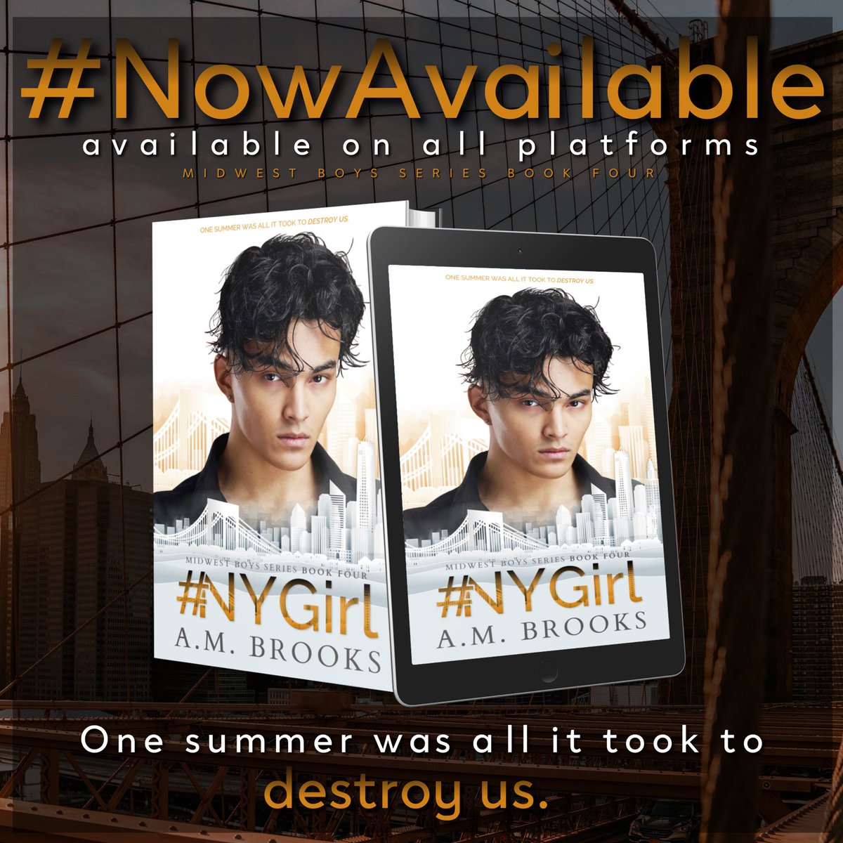 kikichat83's tweet photo. β‘ NEW RELEASE ALERT β‘
#NYGirl by @brooksauthor #OutNow!
#NYGirlRelease #AMBrooks
#RomanticSuspense #MidwestBoysSeries
#Purchase https://t.co/MCsAIhndXk
#WinMeFB https://t.co/R3kNDBDCX0
#WinMeIG https://t.co/SDGIGI9pxw
#HostedBy @TheNextStepPR https://t.co/AusnN9G83f