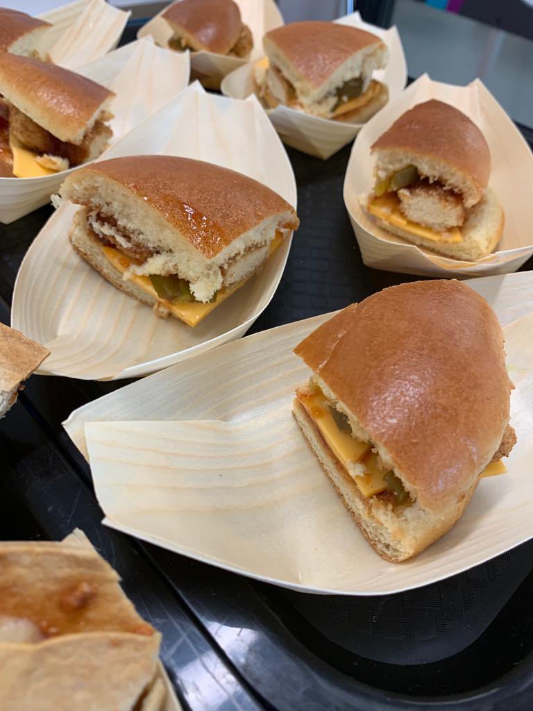 JuniperVentures's tweet photo. Today we ran a taster session @LDEUTC. Thank you to all the staff & students who attended the event & tried some of our delicious dishes. We were delighted with the positive feedback & we are pleased so many people enjoyed our food samples
#tastersession #catering #trynewfood https://t.co/HHGyLxGKLp