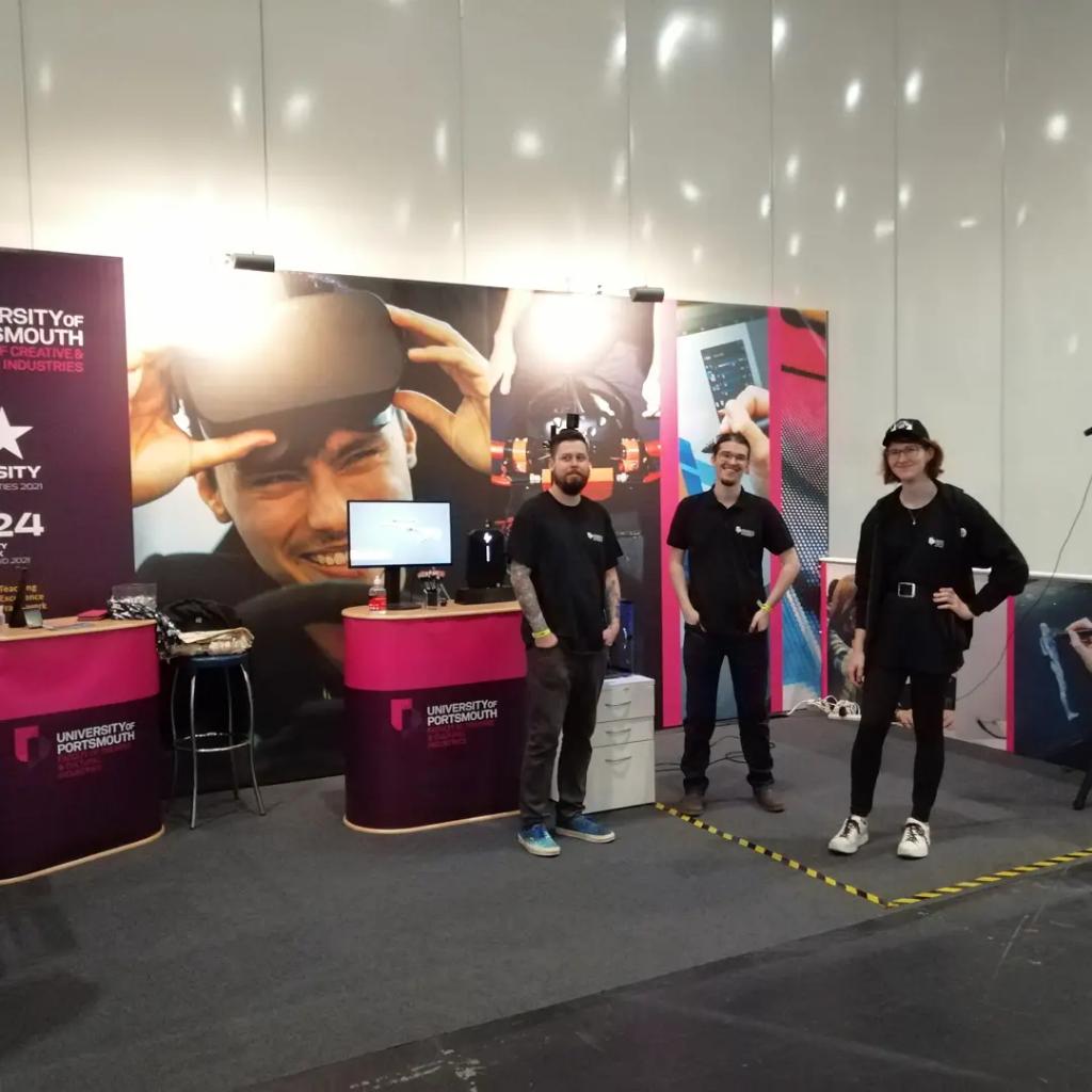 Excited to be back <a href="/EGX/">EGX</a> showcasing a VR demo and chatting about our fantastic courses! <a href="/UniPortCCI/">Faculty of CCI, UoP</a> <a href="/portsmouthuni/">University of Portsmouth</a>