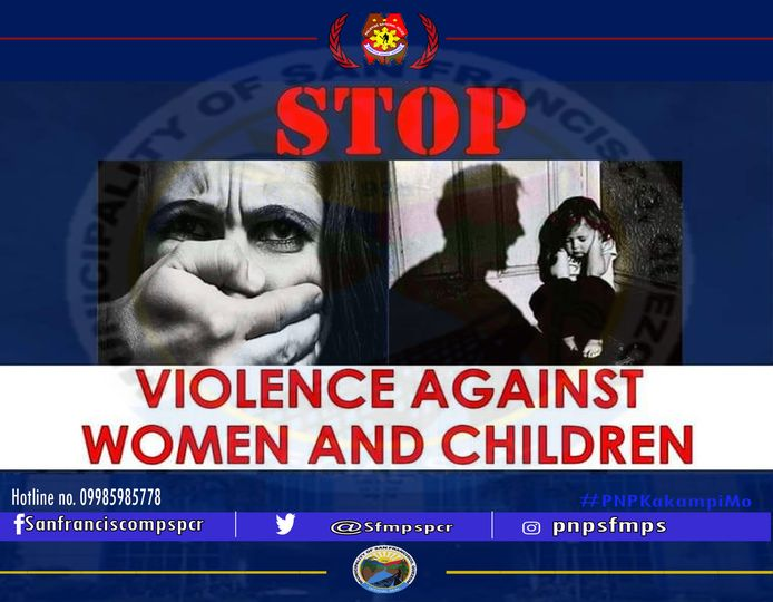 SfmpsPcr's tweet photo. ANTI-VIOLENCE AGAINST WOMEN AND THEIR CHILDREN ACT OF 2004
#IntensifiedCleanlinessPolicyinCommunities
#CPNPGeneralEleazar
#CPNPGuillermoEleazar
#TeamEli: Effective Leadership with Integrity
#TeamEC: Engaging our Community
#TeamPROCALABARZON
#PulisNgPilipino
#Arangkada https://t.co/bNI6NLVlX9