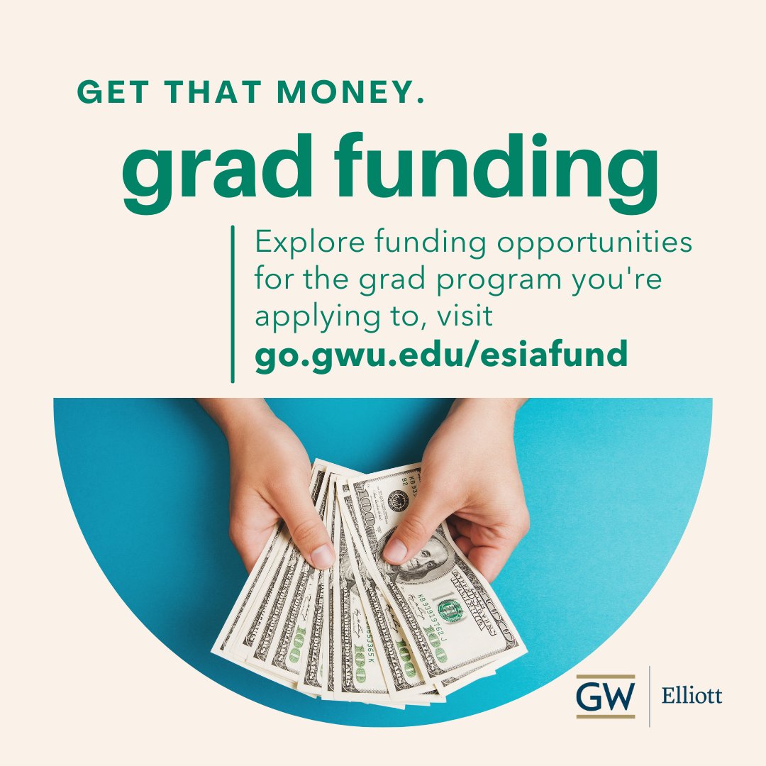 If you're an applicant to <a href="/mippgw/">MIPP Program at GW</a>, be sure to check out some of your funding options! Find them on our website at go.gwu.edu/esiafund