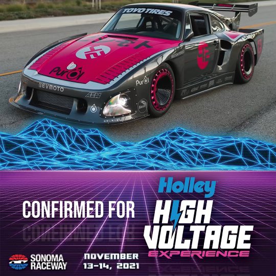 bisimoto's tweet image. Join us, at the inaugural #HolleyHighVoltage event on November 13-14, at the Sonoma Raceway.
I'll be there, with the #Bisimoto @Porsche #K3V in tote!
Midway, racing, tech, car show, fun... You name it!