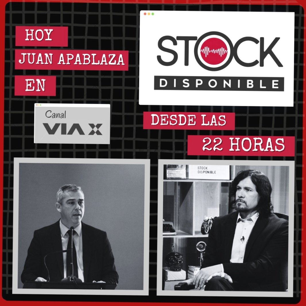 Hoy, Juan Apablaza, Presidente de #AFIICH, estará conversando con @freddy_stock en #StockDisponible de @canalviax para hablar sobre la posición de las asociaciones del #SII respecto de los #PandoraPapers y la elusión impositiva de las grandes fortunas.

HOY 22 HORAS EN #CANALVIAX