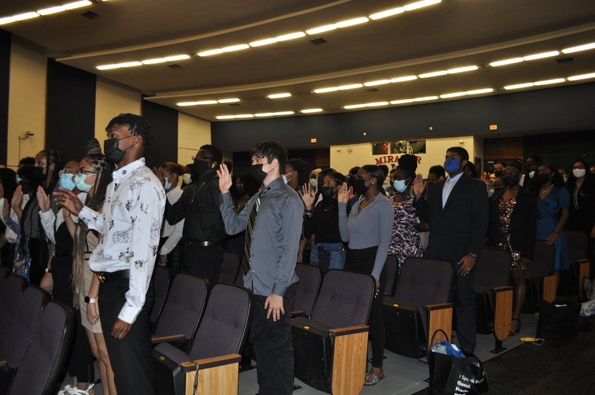 On Tuesday our National Honor Society chapter held our 2021-22 Induction Ceremony! We welcomed 70 new members. We look forward to a great year and a special welcome to all new inductees!