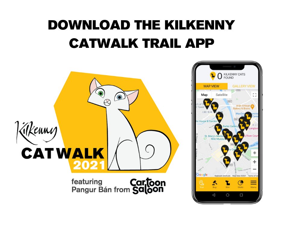 kilkennyday's tweet image. On Sunday 10th October put on your black and amber 🖤 💛and follow the Kilkenny CatWalk trail  -  the puuurrrfect way 😻  to explore the city and admire 21 wonderful Kilkenny Cat sculptures  
#KilkennyDay
@WalkKilkenny @KilkennyNotices