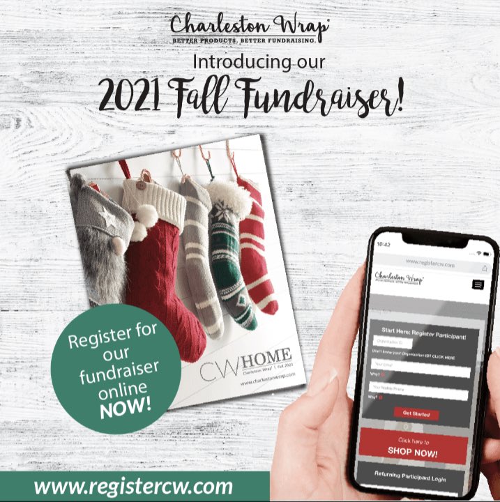 Charleston Wrap Fundraiser is running until 10/29! Make sure to send out your invites and spread the word!  registercw.com/EssQLZgr