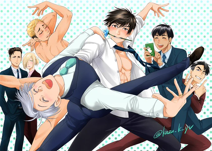 大好き～('□̵ᴗ□̵`)(*'♡`*)
 #ユーリオンアイス5周年 
#YOI5周年 