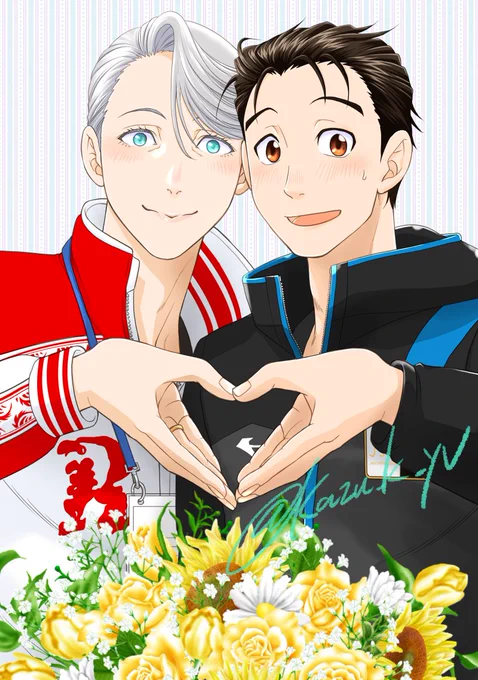 大好き～('□̵ᴗ□̵`)(*'♡`*)
 #ユーリオンアイス5周年 
#YOI5周年 