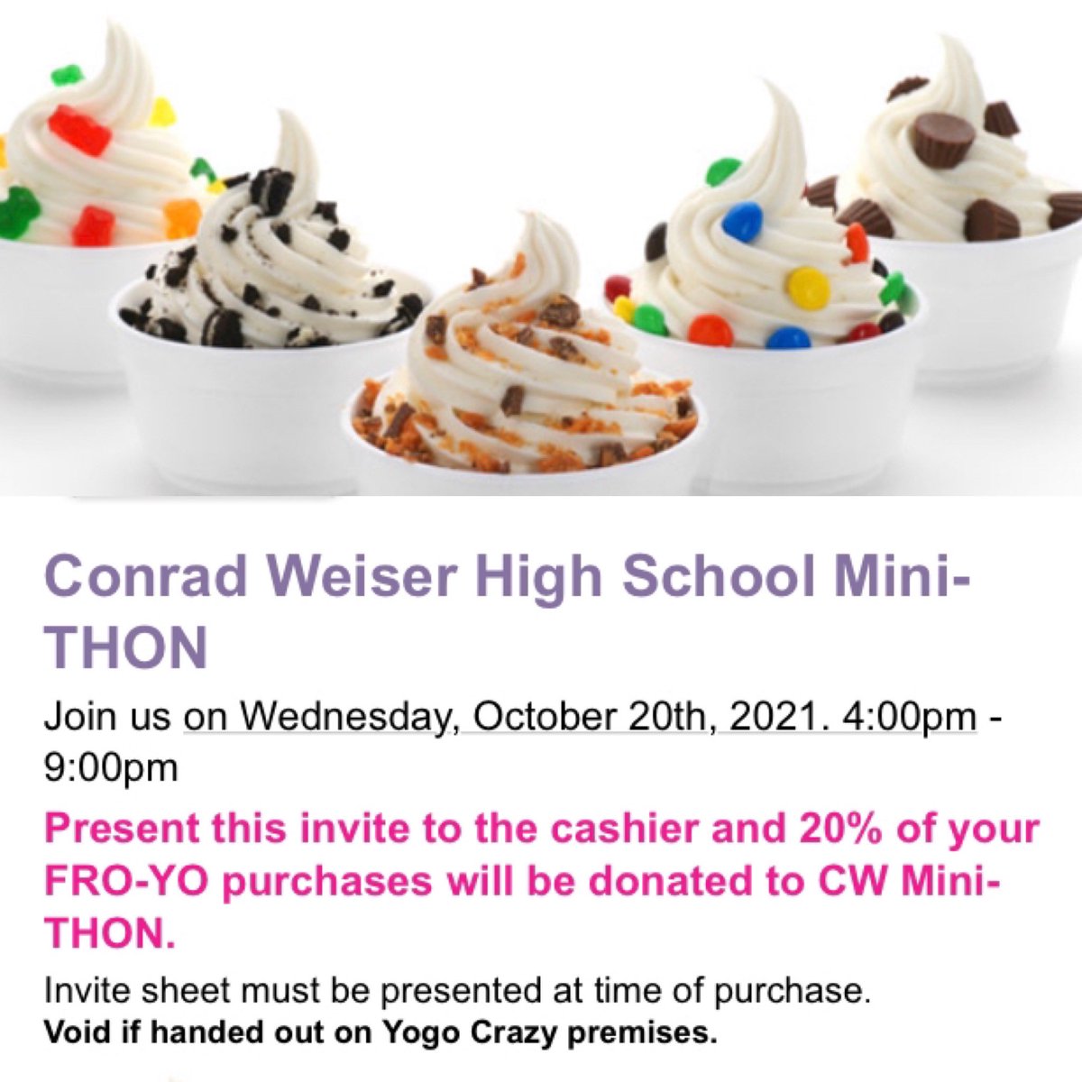 CWHS Mini-THON tweet media