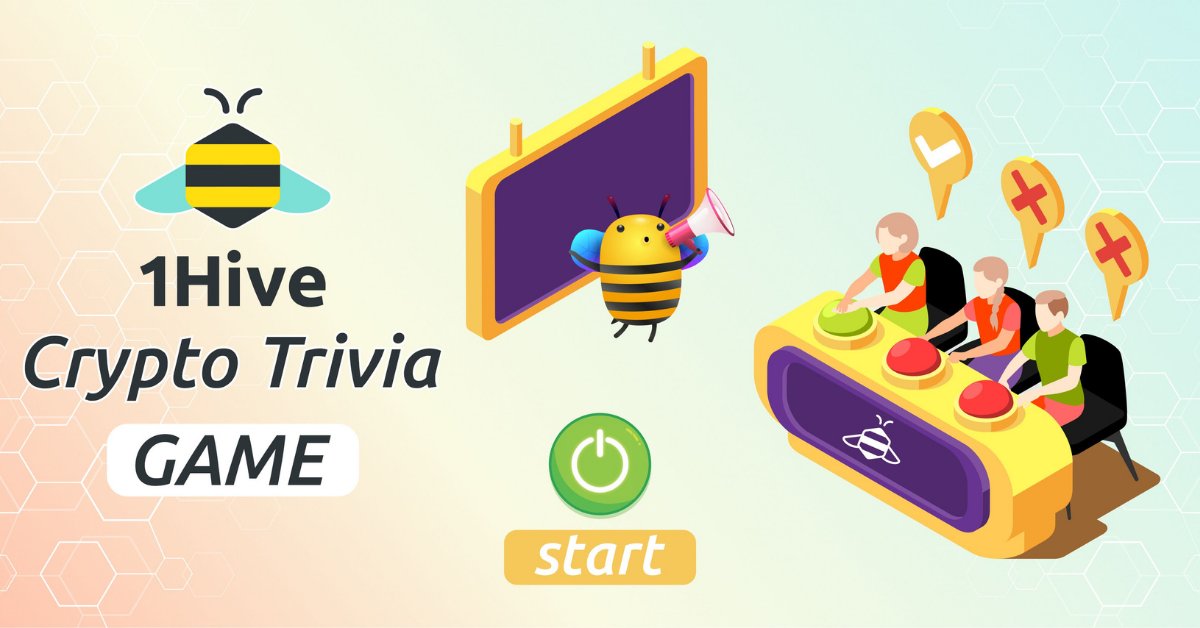 1HiveOrg's tweet photo. Reminder: 1Hive Trivia is on Friday at 7pm UTC 🐝 

Like + RT + tag a friend for a chance to win a Steam Key! 🎮 
Winners will be selected from those in attendance on Fri.

https://t.co/9kNv5ZXyR8 https://t.co/BHSIcsW4Az