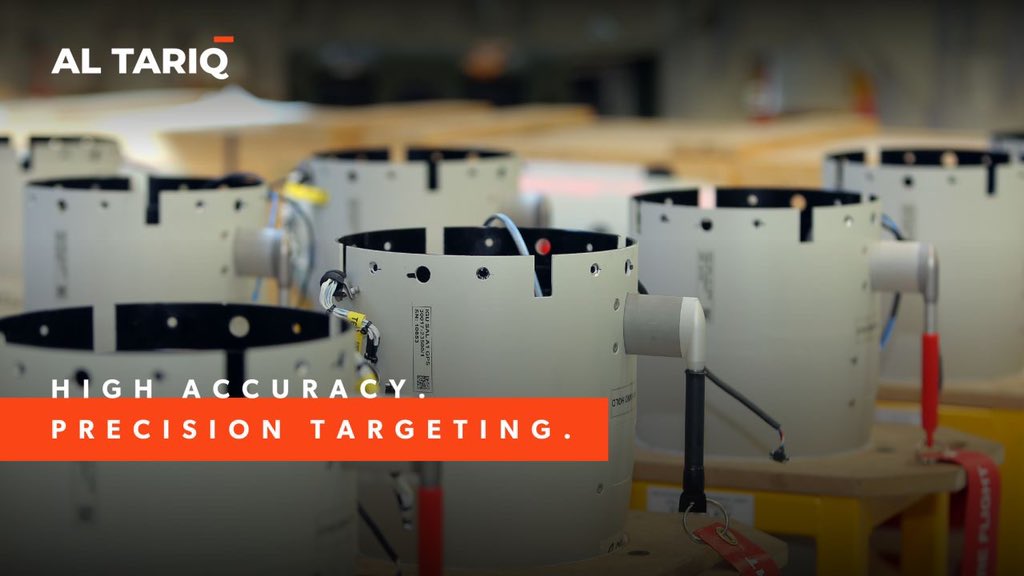 _edgegroup's tweet photo. Supporting the #UAE’s efforts to bolster sovereign defence capabilities, #ALTARIQ munitions deliver high accuracy with precision targeting and minimal collateral damage. Find out more: https://t.co/VT9L0lgdrf #PoweredByPrecision https://t.co/iX09hinLfK