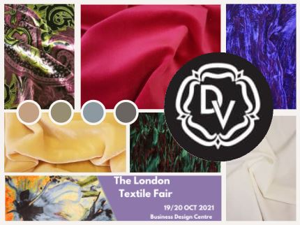 It's been a while since our last post . . . but we are now back fully staffed and ready for the busy months ahead.

We will be exhibiting our range of fabrics at The London Textile Fair 19/20 October 2021 so please pop along and visit us!