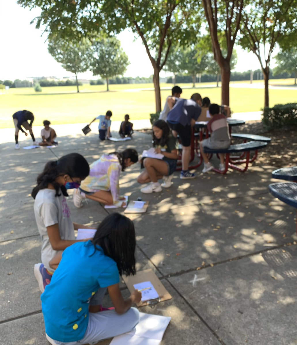 TollingerT's tweet image. Great science formative assessment in the fresh air today using the Brain in the Game activity from @lead4ward. @RiddleElem @mcleodl @friscoisd #FisdElemSci #CriticalThinking