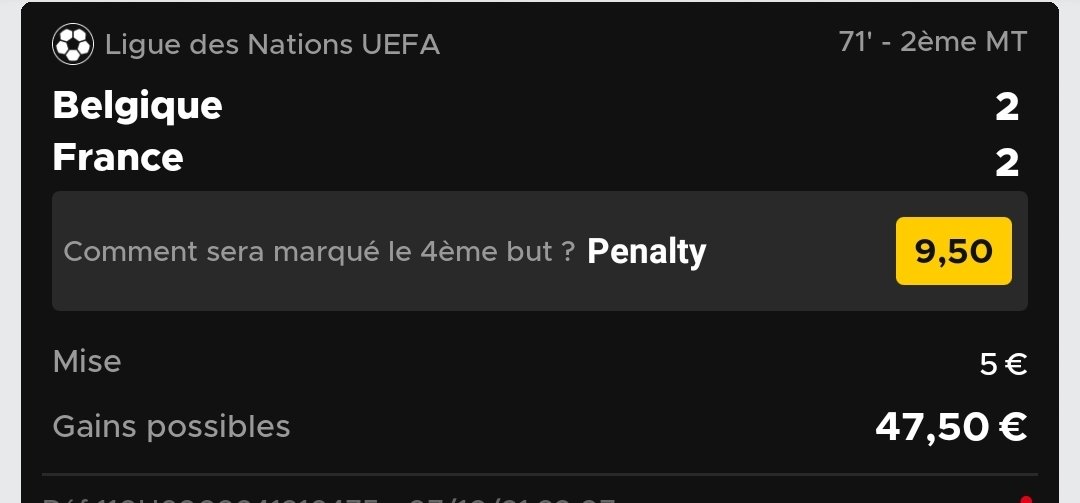 Paulothetwelve's tweet photo. @ProdigeBetting Je le sentais bien 😃 https://t.co/p3uW4yES7O