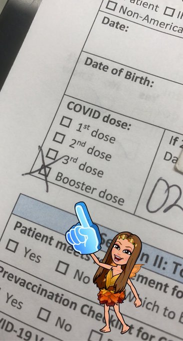 Booster shot and Flu shot today for me 💪🏽❤️💉 #fightcovid#staysafe#mybodymychoice https://t.co/uZNi0k