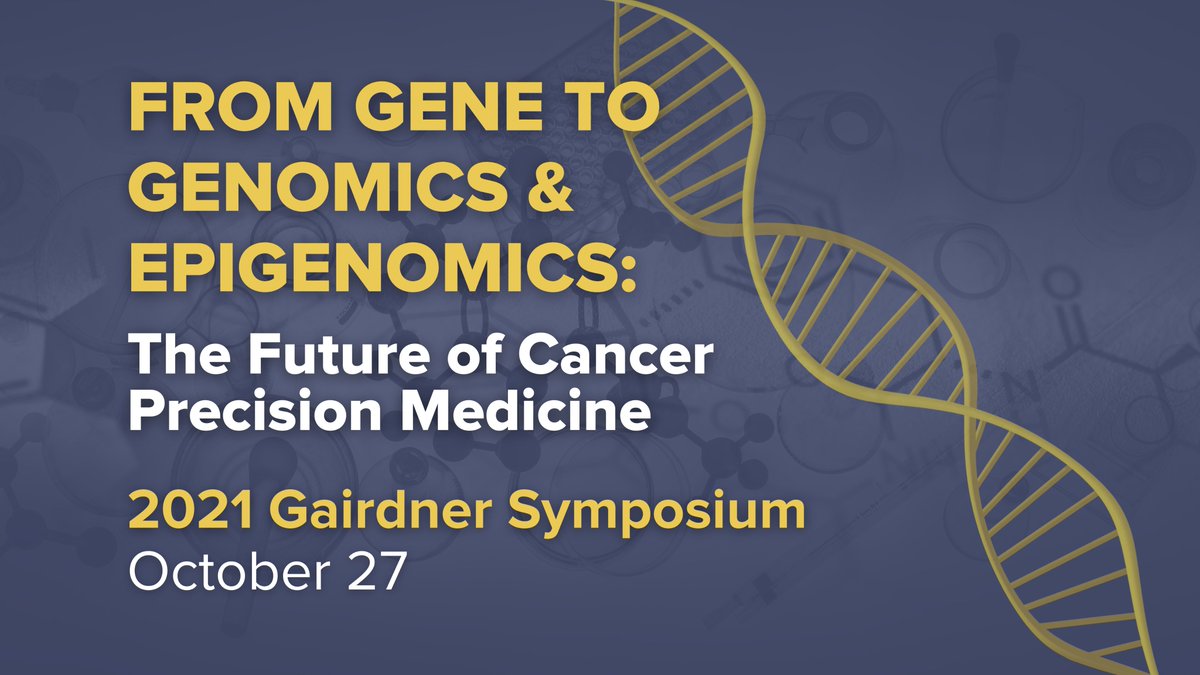 GairdnerAwards's tweet image. Mark your calendars because October 27th is the 2021 Gairdner Science Week Symposium: From Gene to Genomics &amp;amp; Epigenomics - The Future of Cancer Precision Medicine! Register here before it's too late: bit.ly/GairdnerScienc…