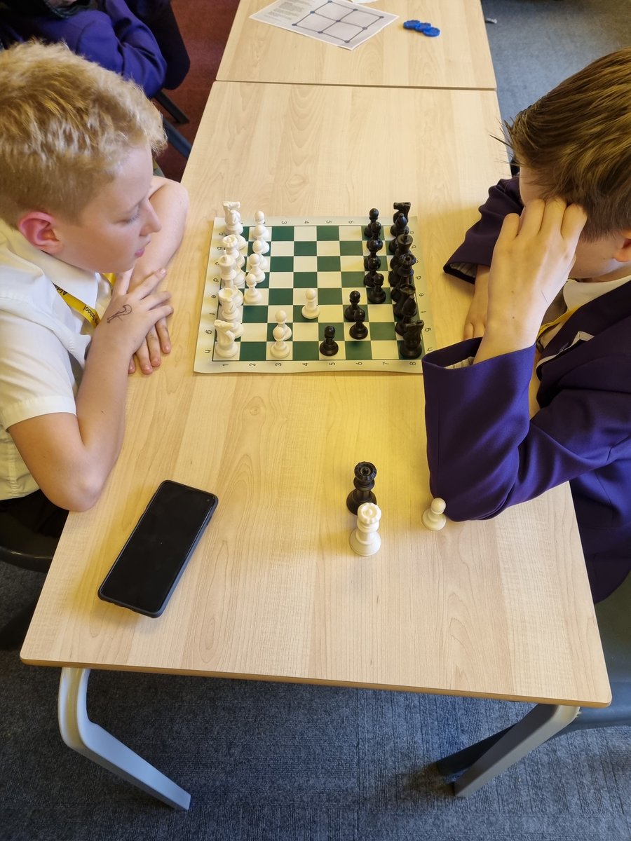 mrs_ewalker's tweet photo. Great turn out for session three of our Strategic Games enrichment! ♟ #enrichment #maths @AldersleyHighSc @AHSMathematics https://t.co/FqoEd9GumP