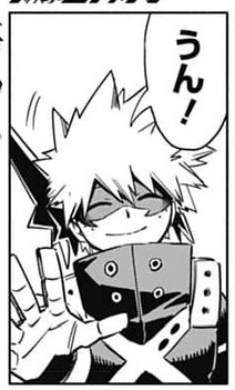 Color_Division's tweet photo. DEKU SMILING WHILE DRESSING AS BAKUGO IS THE CUTEST!! https://t.co/O8VvLiqaIR