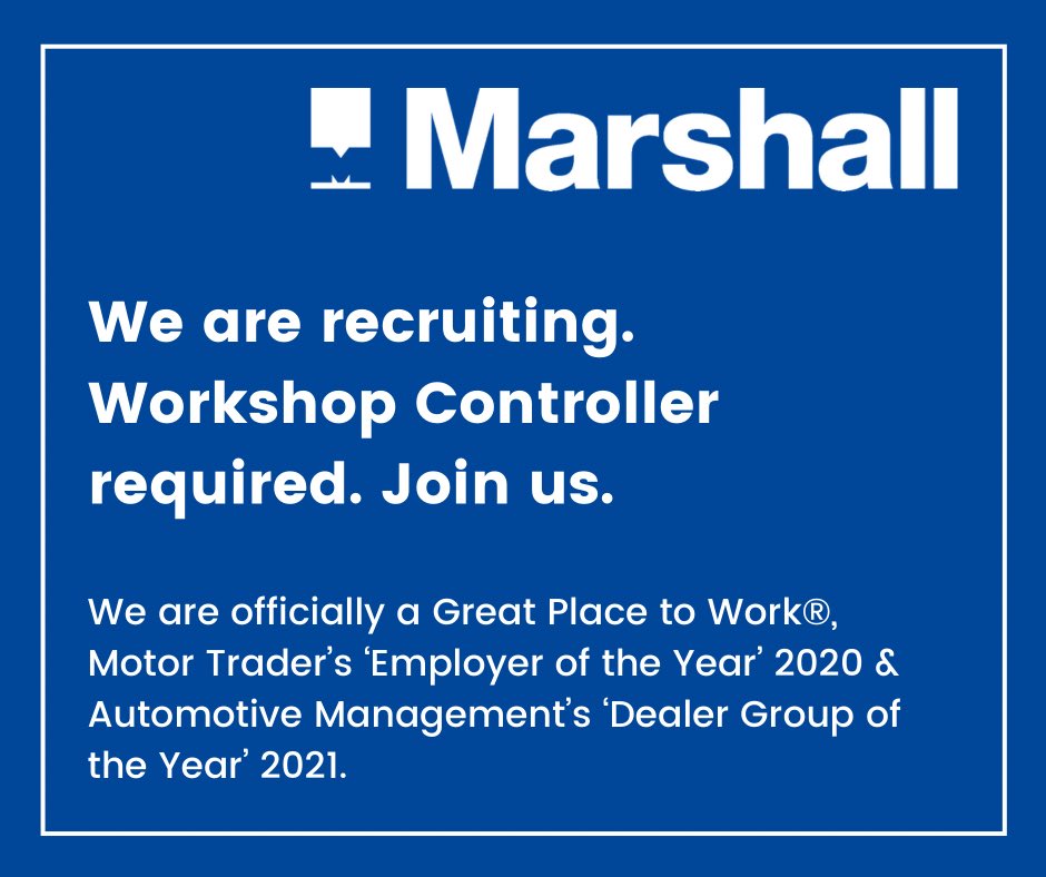 MMGMercedesBenz's tweet photo. #WorkshopController required at Marshall #MercedesBenz of #Winchester. Join us.
Β
To find out more and to apply online see > https://t.co/Y3RPiVfPOH #jobs https://t.co/MgzTVbv4j7