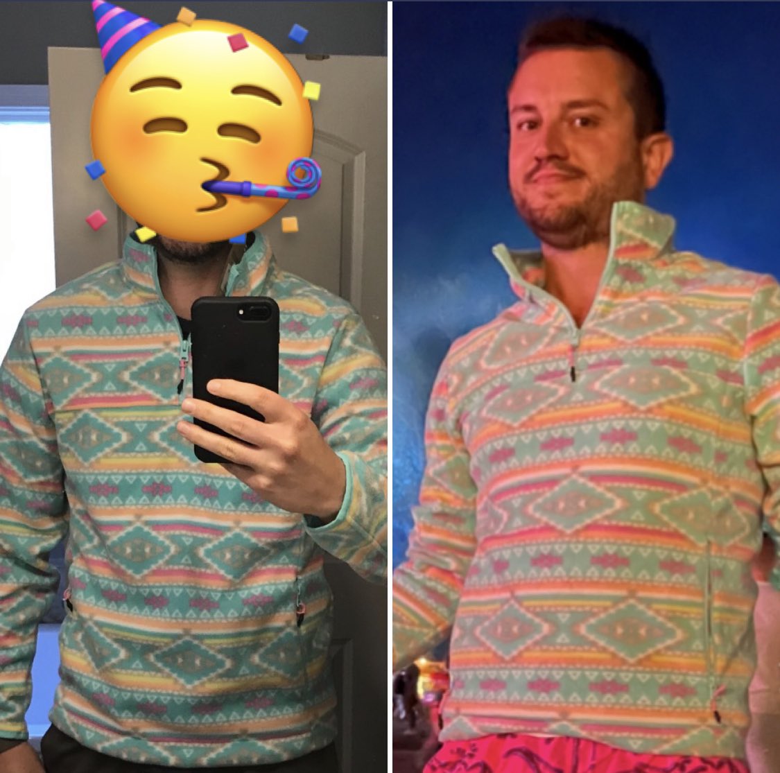 adamthetower's tweet photo. hey @Chubbies my brother saw my new pullover and immediately bought one for himself. We both love them! https://t.co/IB8469WmtP