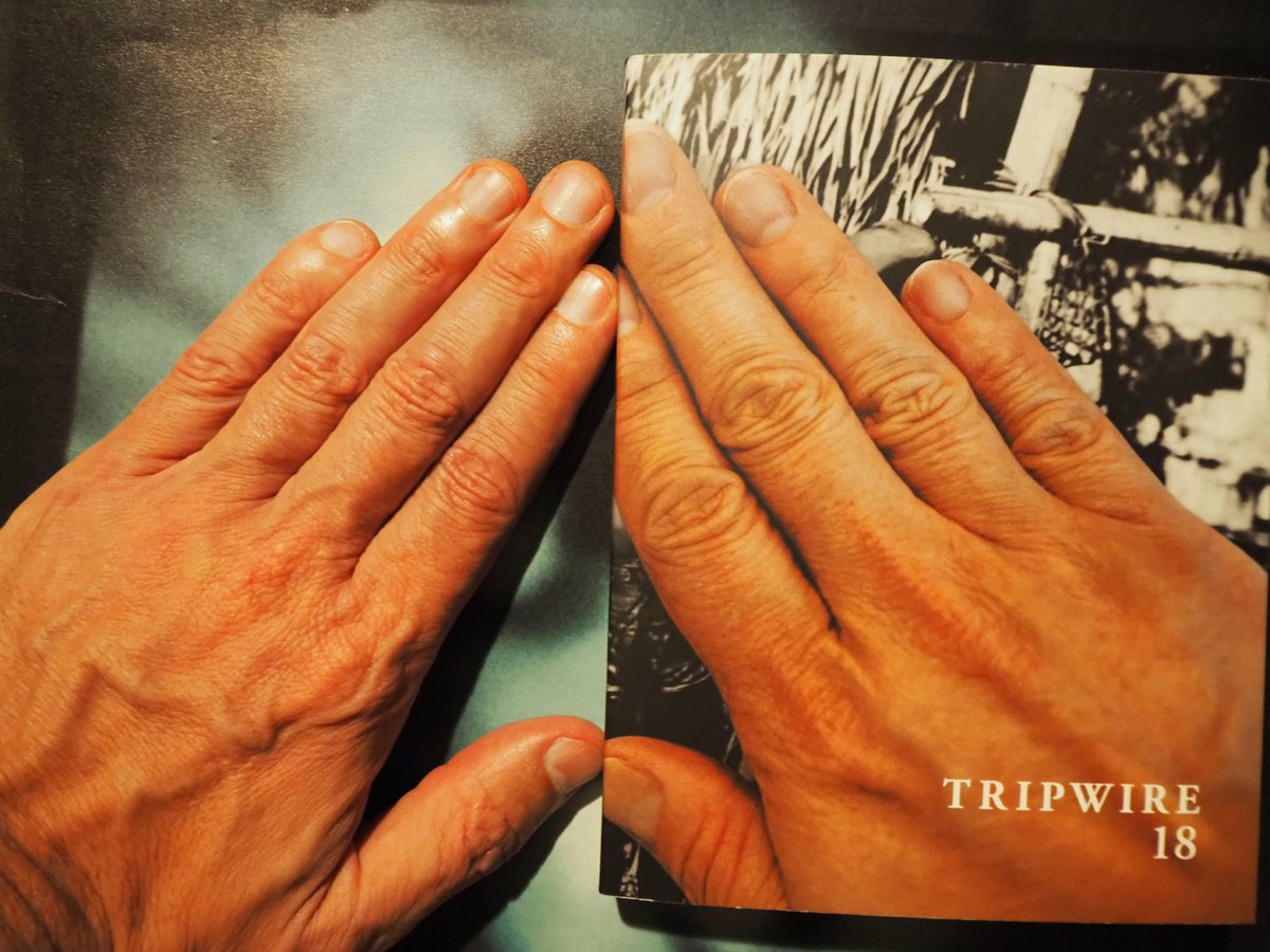 Louis Armand (@louisarmxnd) on Twitter photo "poetry is open resistance & not an imaginary barricade behind which to entrench an occassion"
new issue of <a href="/tripwirejournal/">TRIPWIRE journal</a> (#18) just arrived, including @PBouscheljong on the radical poetics of Galina Rymbu, + other vital & compelling work tripwirejournal.com "poetry is open resistance & not an imaginary barricade behind which to entrench an occassion"
new issue of <a href="/tripwirejournal/">TRIPWIRE journal</a> (#18) just arrived, including @PBouscheljong on the radical poetics of Galina Rymbu, + other vital & compelling work tripwirejournal.com
