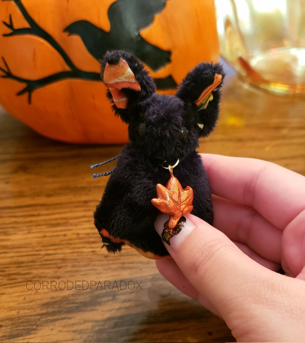 Bats are ALL DONE and will be available tomorrow at 2pm est!! I'll have 17 different fall themed ones to choose from 🦇🦇