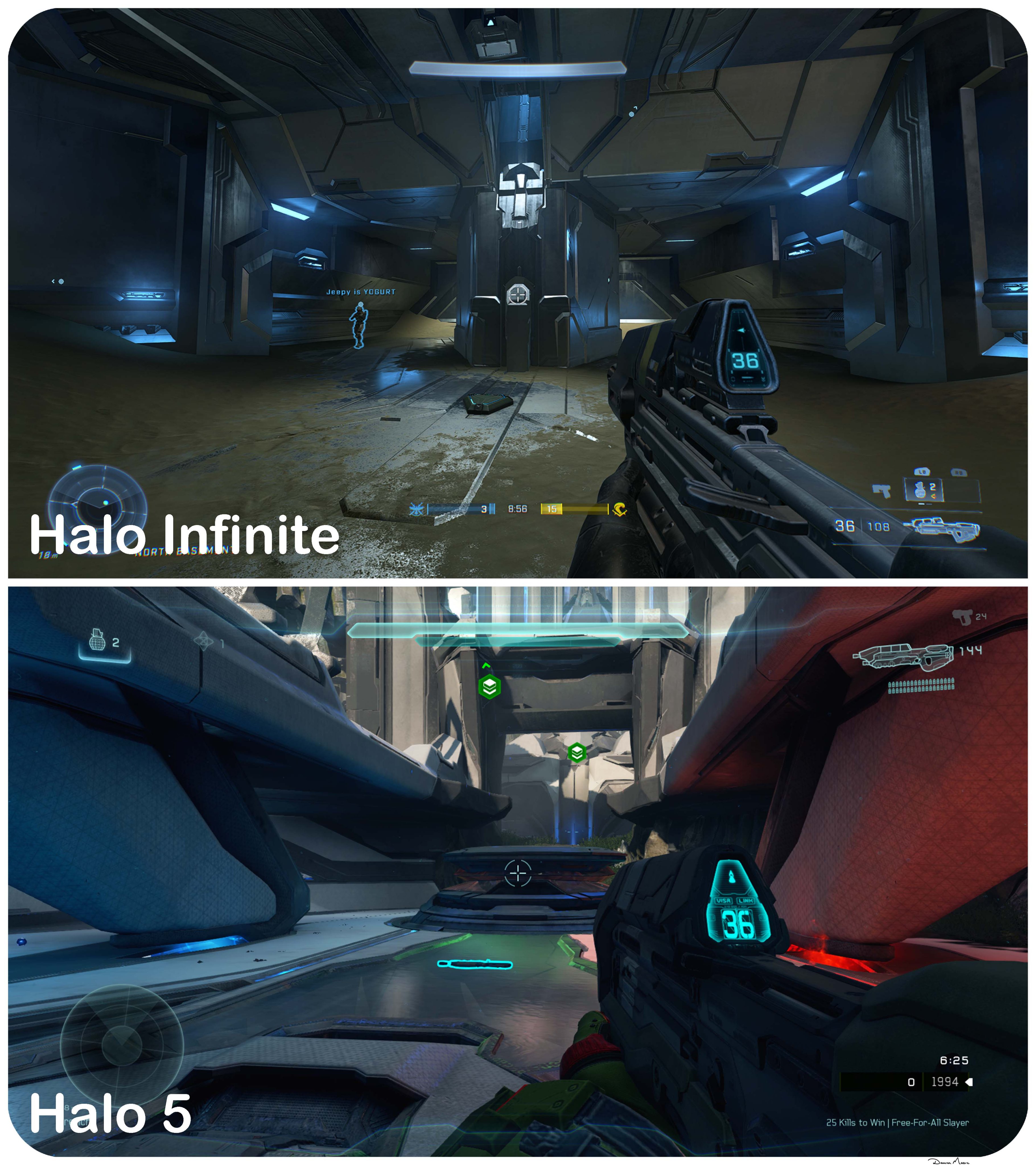 Halo Infinite vs. Halo 5 Guardians: Here's how they compare