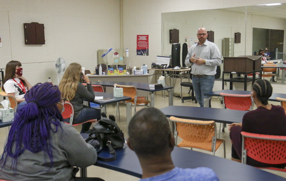 Thank you, Jimmy McGill, for sharing your redemption story of going “FROM PRISON TO PURPOSE” with UA-PTC’s TRiO department and students today!  Humbled that UA-PTC and TRiO Services played a small roll in your recovery. #InspiringTestimony #TRiOWorks