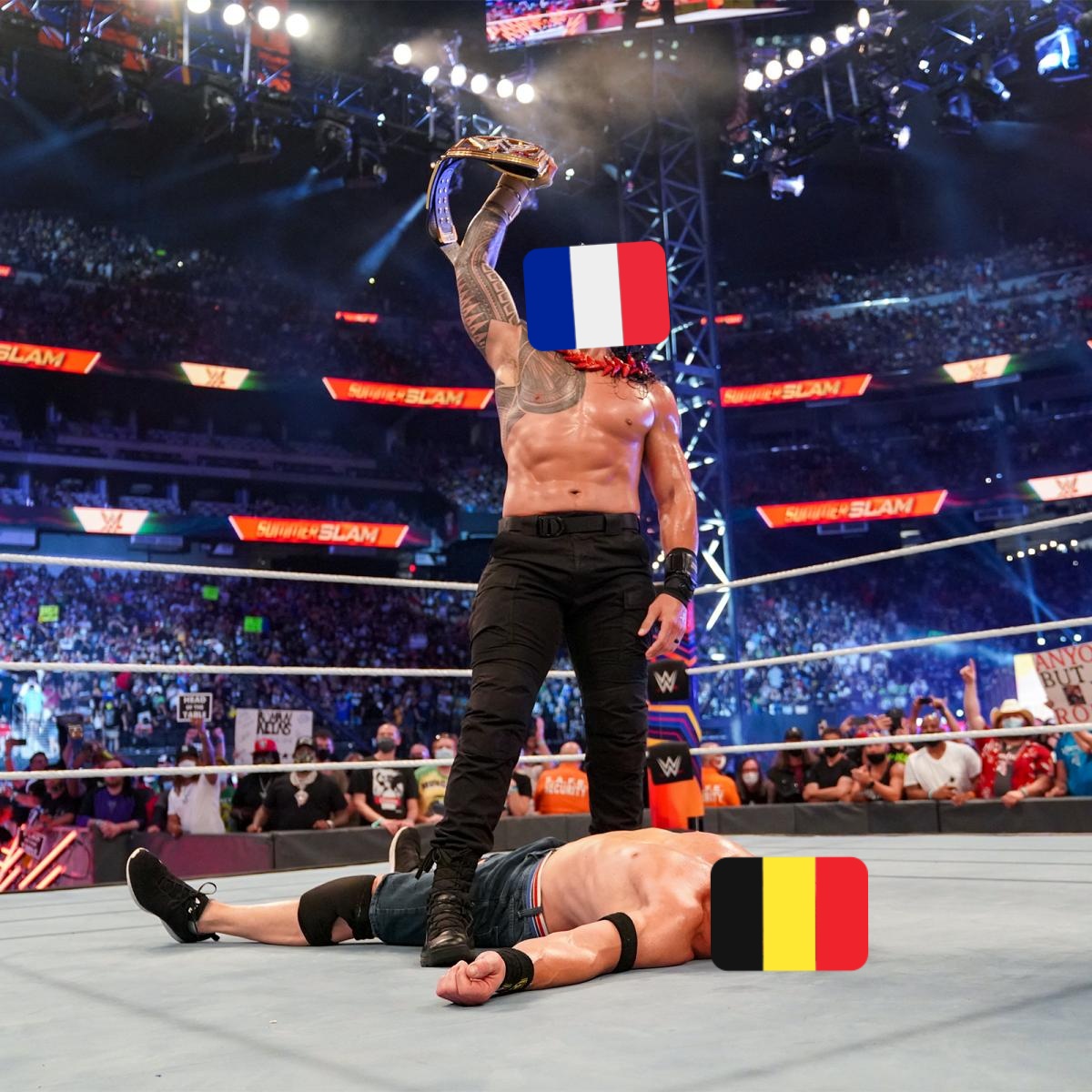 On n'est pas champion du monde pour rien frère ! ❤️🇨🇵 #BELFRA