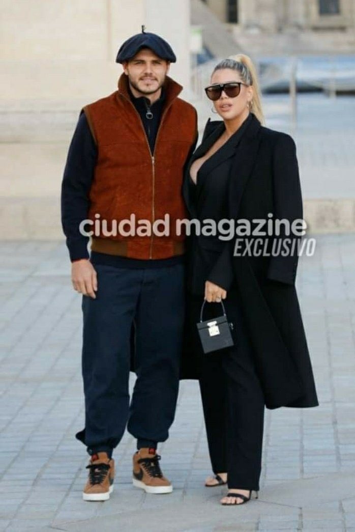 grande Icardi mostrándole al mundo la tradición de su país, ropa de gaucho y la jermu de tu amigo