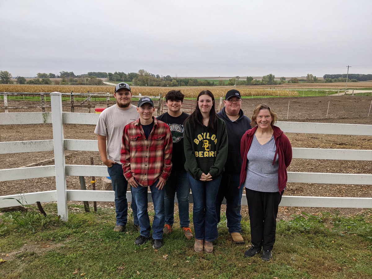 Great day at Stewartville livestock  judging invitational for our general livestock team and dairy judging team!