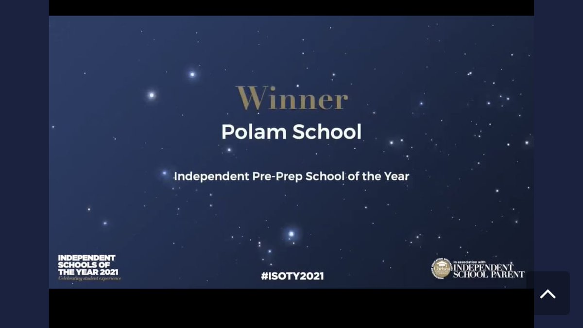 Now it's sunk in, we are THRILLED to have won Independent Pre-Prep School of the Year at the #isoty2021 awards, with an application that championed pupil wellbeing and our exciting immersive learning programme. #smallschoolBIGambitions