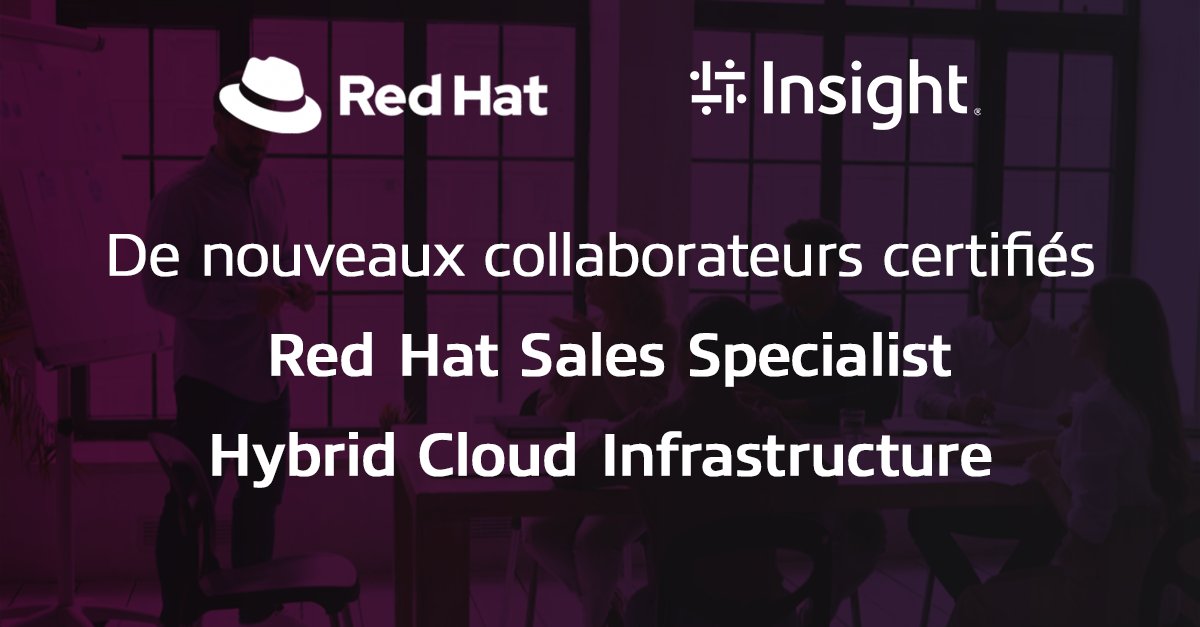 Ce matin, 18 collaborateurs ont eu l'opportunité d'être encadrés dans le passage de leurs certifications sales <a href="/RedHatFrance/">Red Hat France</a>  leur permettant de vous accompagner sur des sujets de modernisation d'applications Cloud Native  ms.spr.ly/6016XohSp