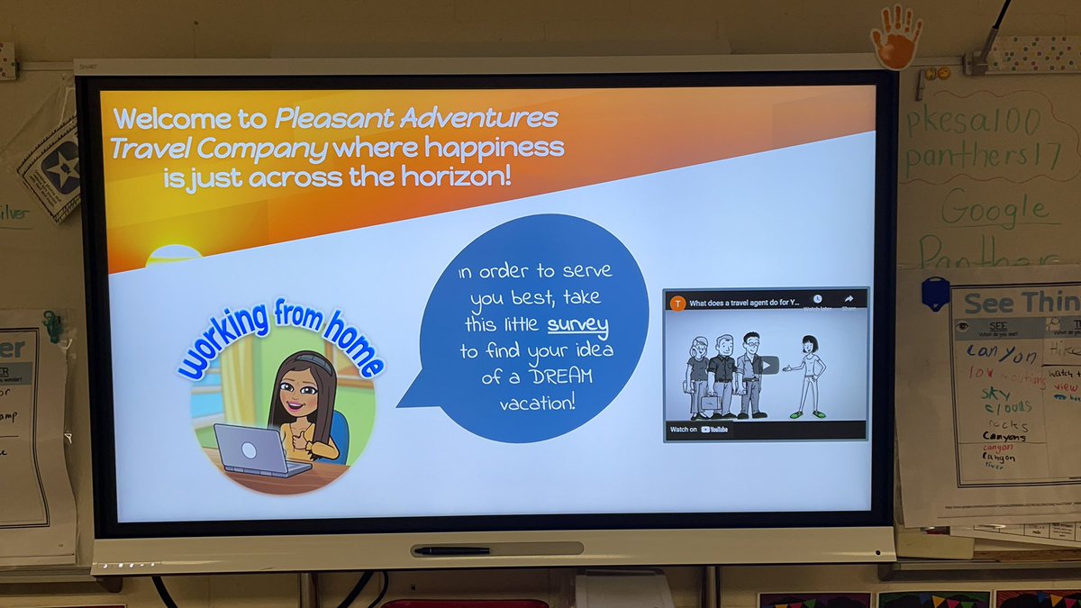 BeckyAckerman18's tweet image. These fifth grade “travel advisors” and “web designers” are working hard to create 6 amazing travel packages for you 😉 using #googlesites SOS strategy SEE THINK WONDER brought  engagement &amp;amp; collaboration #sosstrategies @DiscoveryEd #FM21STEAM #PanthersEngaged @lovetolearnPKE