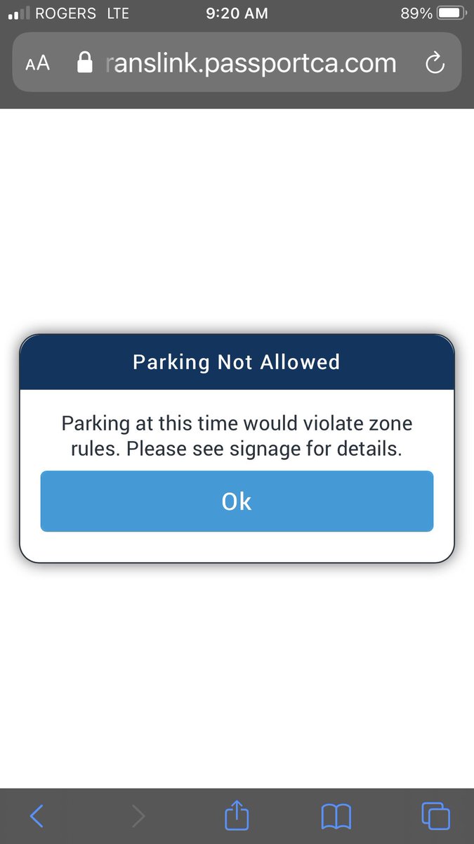 AndrewTinkl's tweet photo. @TransLink 9:20 am doesn’t seem like an unreasonable time to park.  Help? https://t.co/CAb8uz0Grv