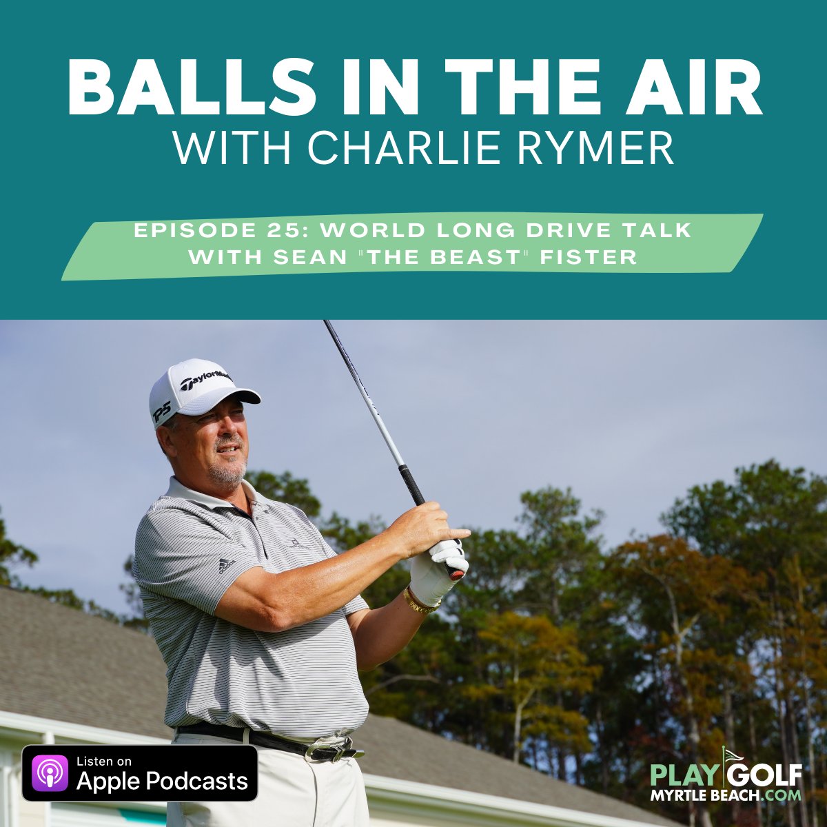 PlayGolfMB's tweet image. Balls in the Air is back! @CharlieRymerPGA sat down with his good friend, @SFBeast to talk about @b_dechambeau in the World Long Drive. 

Listen here ➡️ podcasts.apple.com/us/podcast/ep-…

#BallsInTheAir #MyrtleBeachGolf
