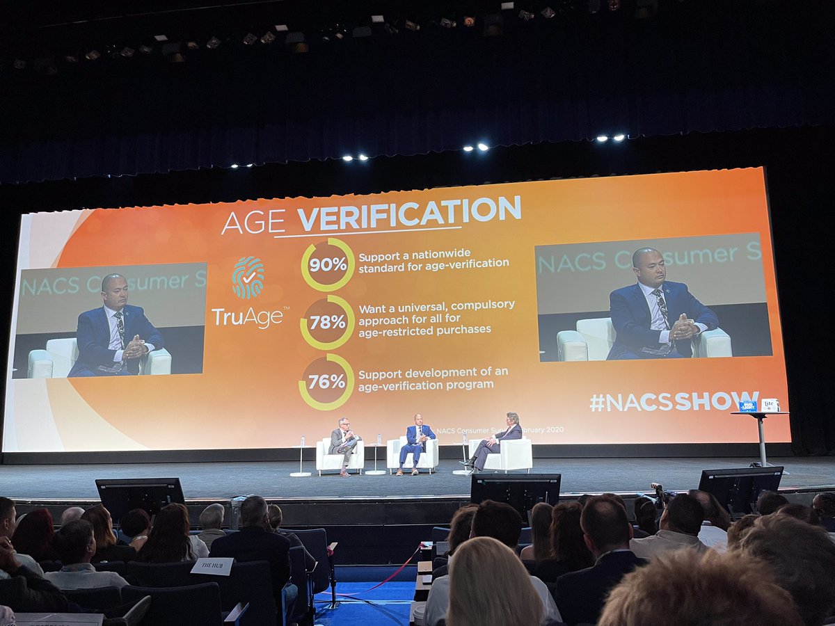 Question: Why <a href="/TruAgeSolutions/">TruAge</a> ?
Answer: This is what customers want. This is what #Cstores want!  We don’t want to worry about age verification. Our industry checks more IDs than the TSA!
Jared Scheeler <a href="/HubConvenience/">The Hub Convenience</a> #NACSShow <a href="/NACSonline/">NACS</a>