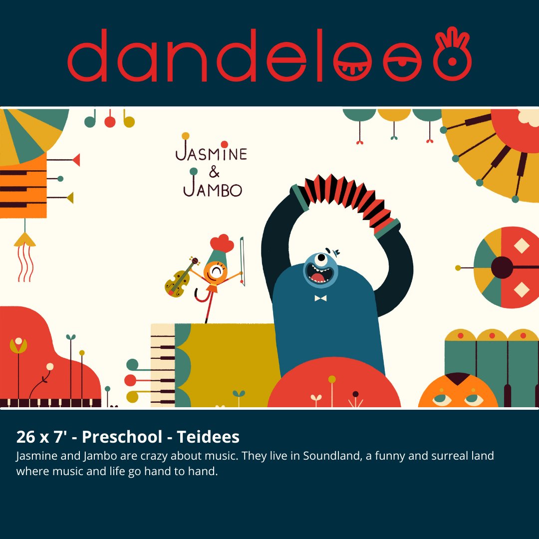 dandelooo2's tweet photo. β¨ HIGHLIGH TIME β¨
Jasmine & Jambo - 26 x 7' - Preschool
πΆπΈπΊπ€
#animation #mipcom #mipcomjunior #mipcom2021 #production #distribution #dandelooo #teidees
@Teidees https://t.co/puQxSowpOI