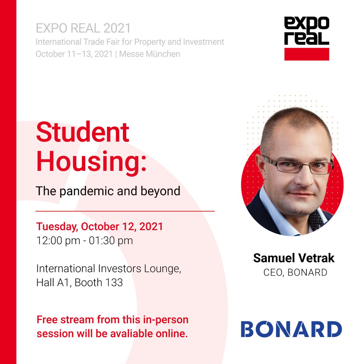 BonardGlobal's tweet photo. With only days before one of the biggest real estate events of the year gets underway, we are looking forward to meeting you both in person and online at @exporeal_team. Join us online for free here: https://t.co/ZJaqd7jSNN https://t.co/RN6v45w6Hy