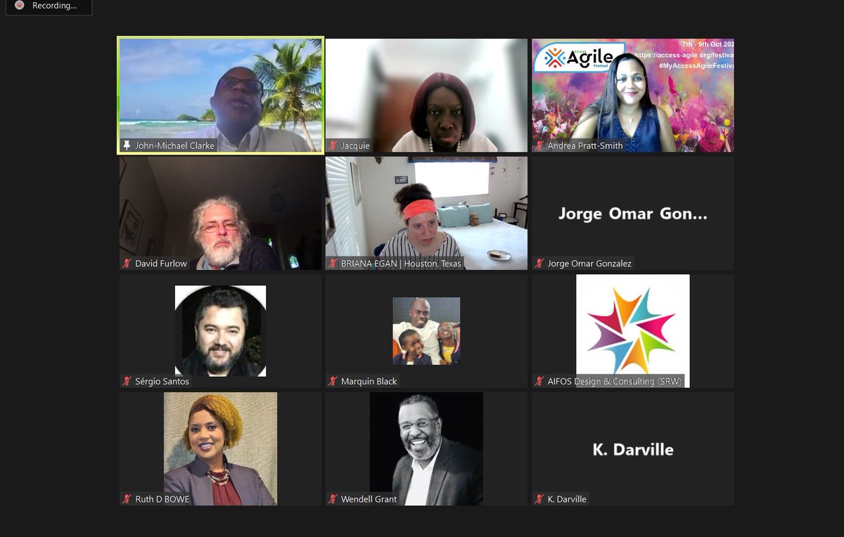 creative_242's tweet image. Congratulations John-Michael Clarke, #first Bahamian presenter at the global #AccessAgile Festival. What an enlightening session on #Agile for Disaster Management and how agile was used in the aftermath of #HurricaneDorian. #MyAccessAgile #agile #Bahamas #thankyou