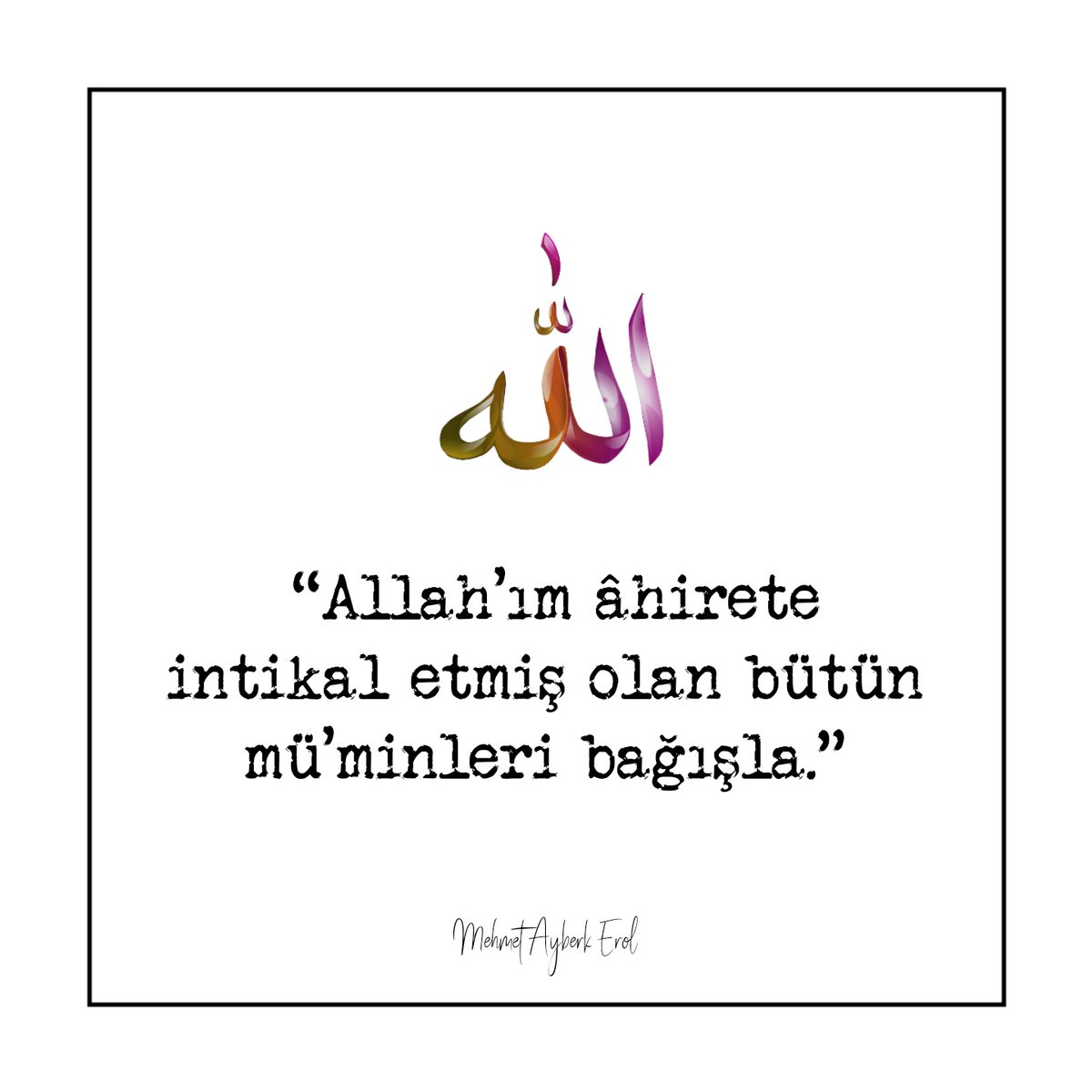 |   "Hayırlı Cumalar"